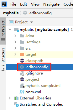 .editorconfig file demo in Intellij IDEA